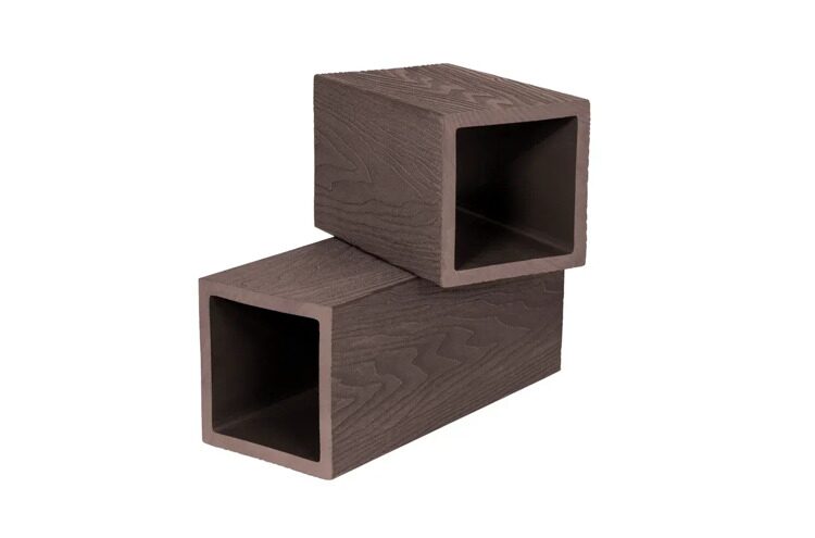 Столб (125*125*2900 мм) 3D WOOD, PG, SINGARAJA, ДПК, тёмно-коричневый