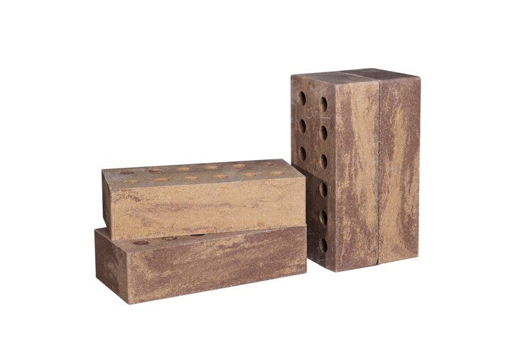 Кирпич одинарный лицевой Коричневый Опал