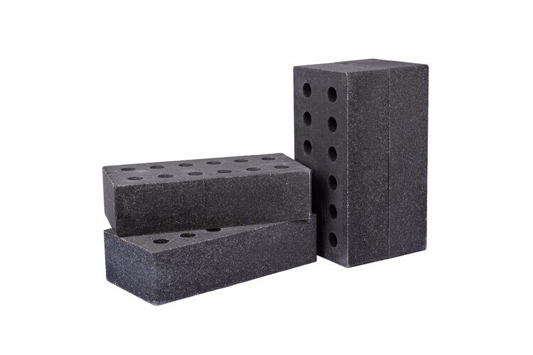 Кирпич одинарный лицевой Чёрный Оникс