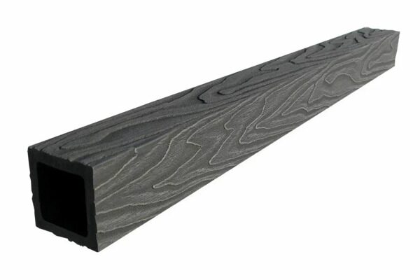 Балясина (текстура дерева) 50*50*3000 мм, ГРАФИТ