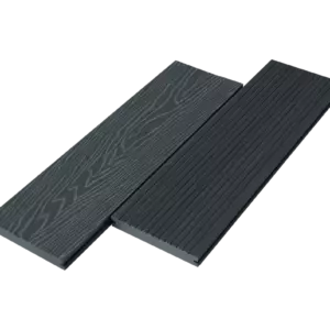 Полнотелая террасная доска Tehno Strong 3D 3000х150х21 мм, графит