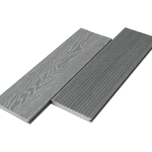 Полнотелая террасная доска Tehno Strong 3D 3000х150х21 мм, серый