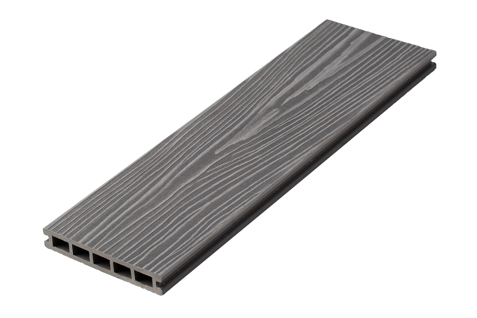 Террасная доска UnoDeck Ultra 3000х150×24 мм Серая — изображение 6