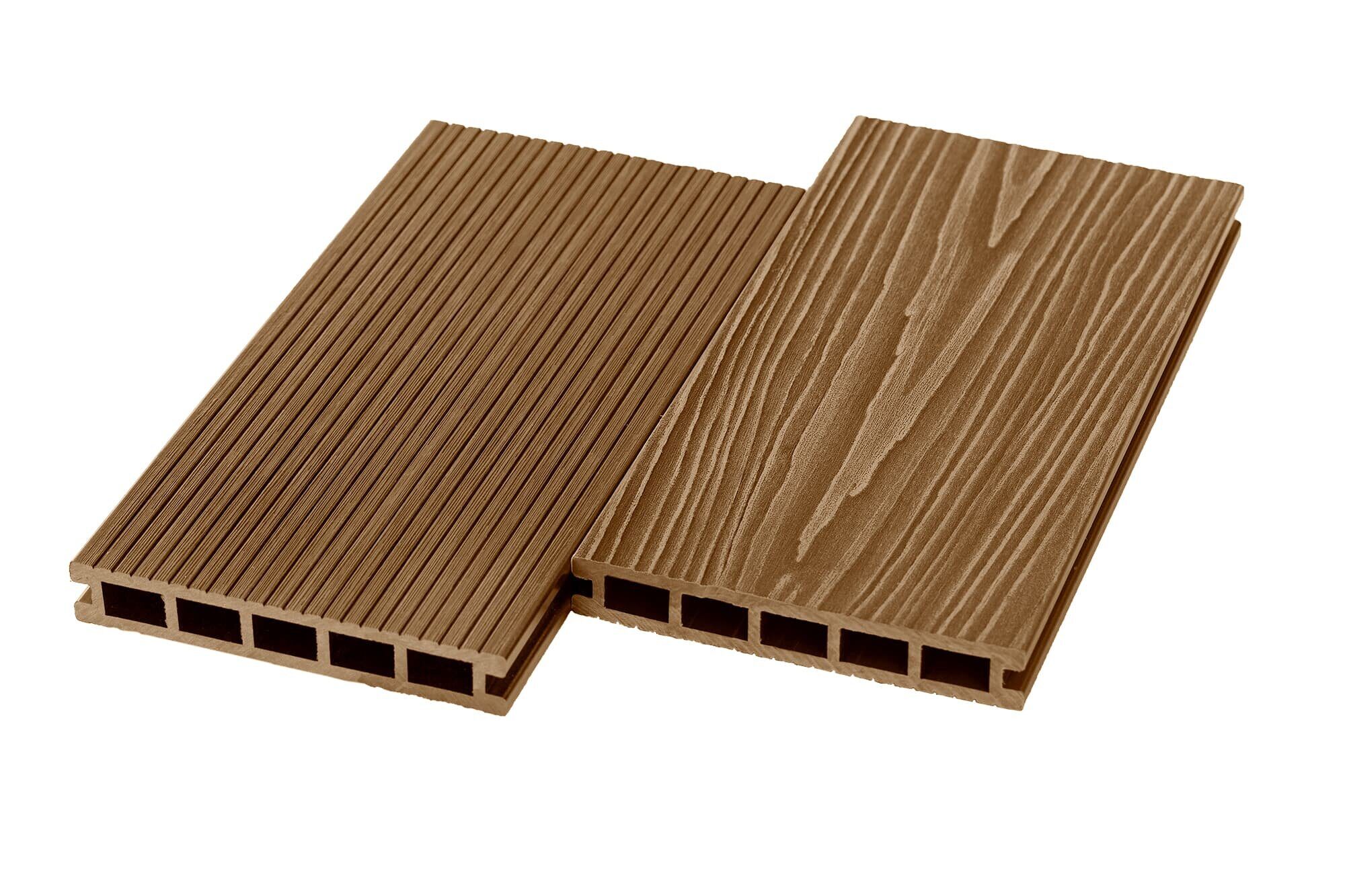 Террасная доска UnoDeck Ultra 3000х150×24 мм Орех