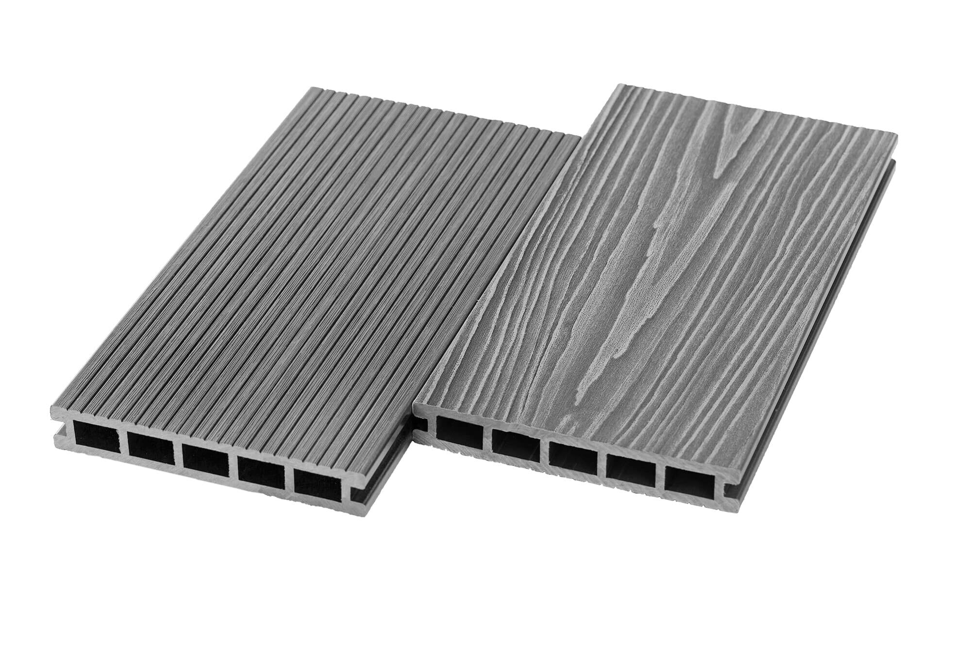 Террасная доска UnoDeck Ultra 3000х150×24 мм Серая