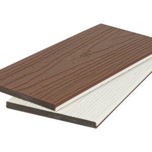 Универсальная доска CO-EXTRUSION 3D WOOD PREMIUM (2 стороны/2 цвета) 11*140*2900 мм, песочный/белый