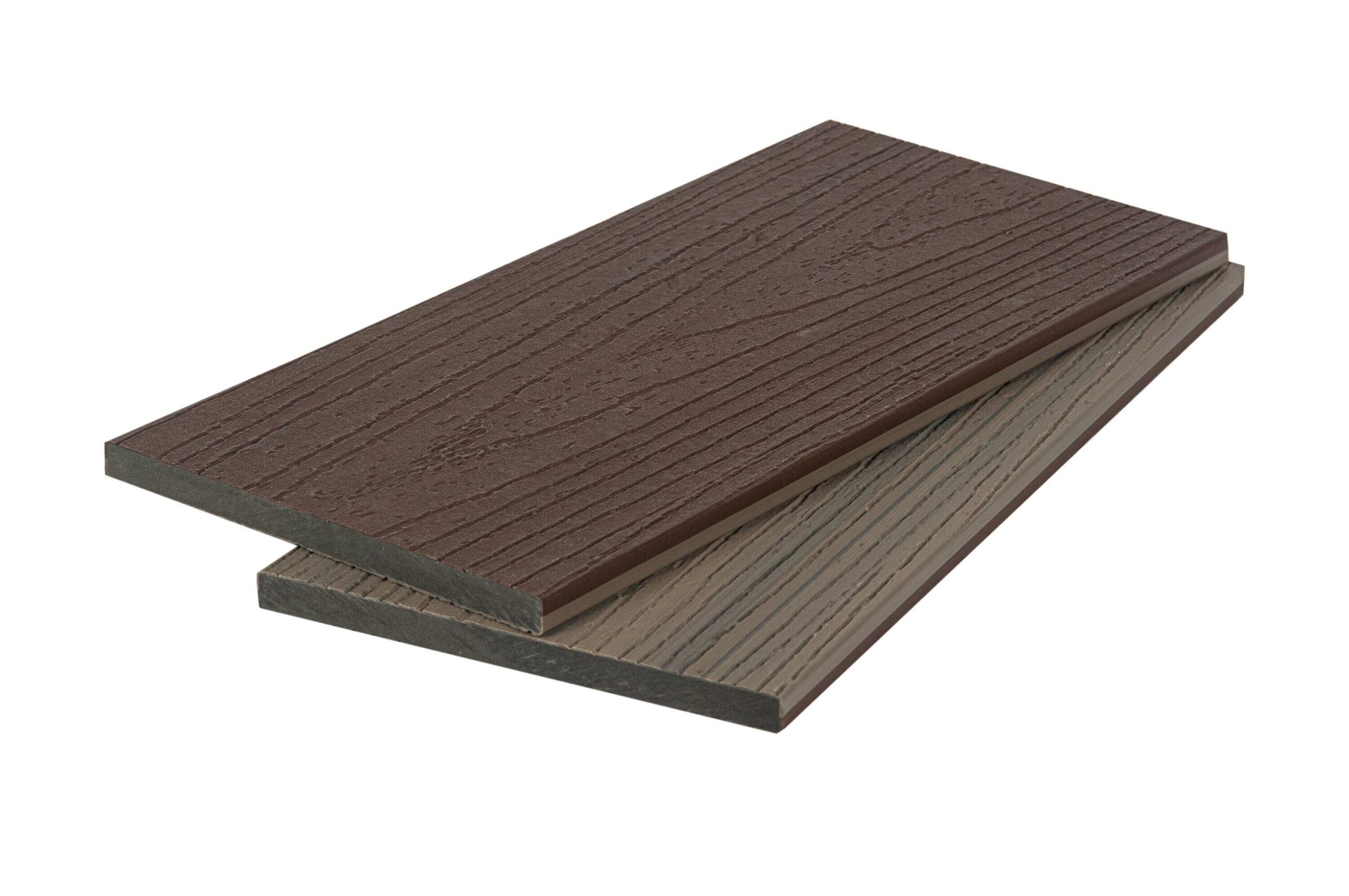Универсальная доска CO-EXTRUSION 3D WOOD PREMIUM (2 стороны/2 цвета) 11*140*2900 мм, шоколад/серый