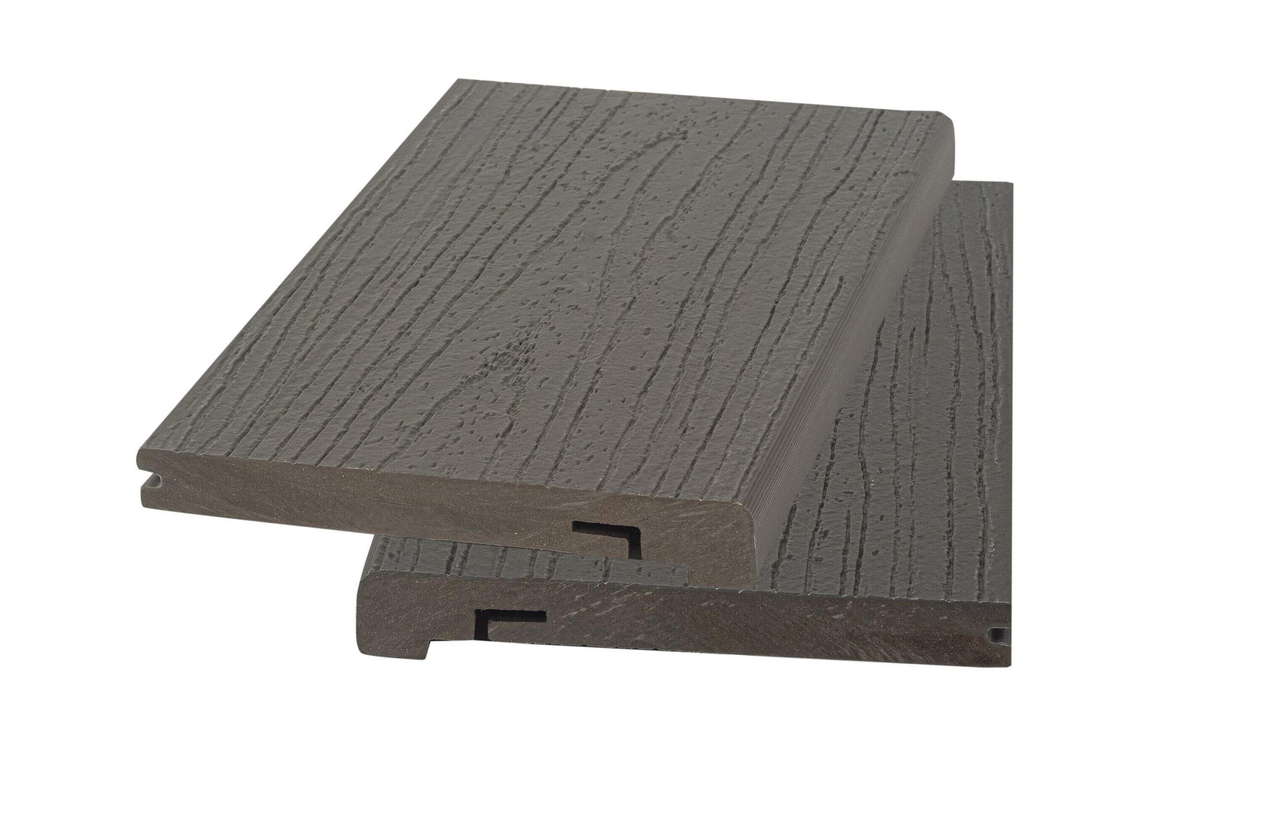 Ступень/обрамляющая доска МАССИВ CO-EXTRUSION 3D WOOD PREMIUM 20*176*3200 мм, тёмно-серая