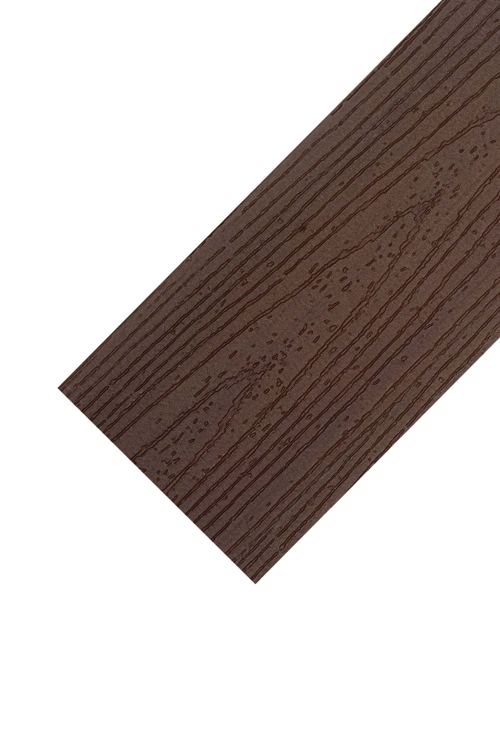 Универсальная доска CO-EXTRUSION 3D WOOD PREMIUM (2 стороны/2 цвета) 11*140*2900 мм, шоколад/серый — изображение 3