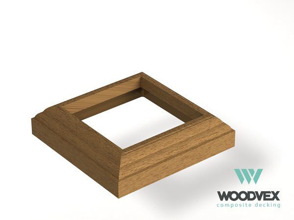 Крышка столба нижняя Woodvex Вуд 150х150 мм