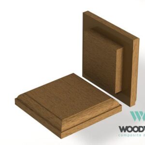 Крышка столба верхняя Woodvex Вуд 122х122 мм