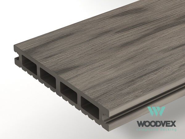 ДОСКА композитная 3000х146х22 Select Colorite Серый дым