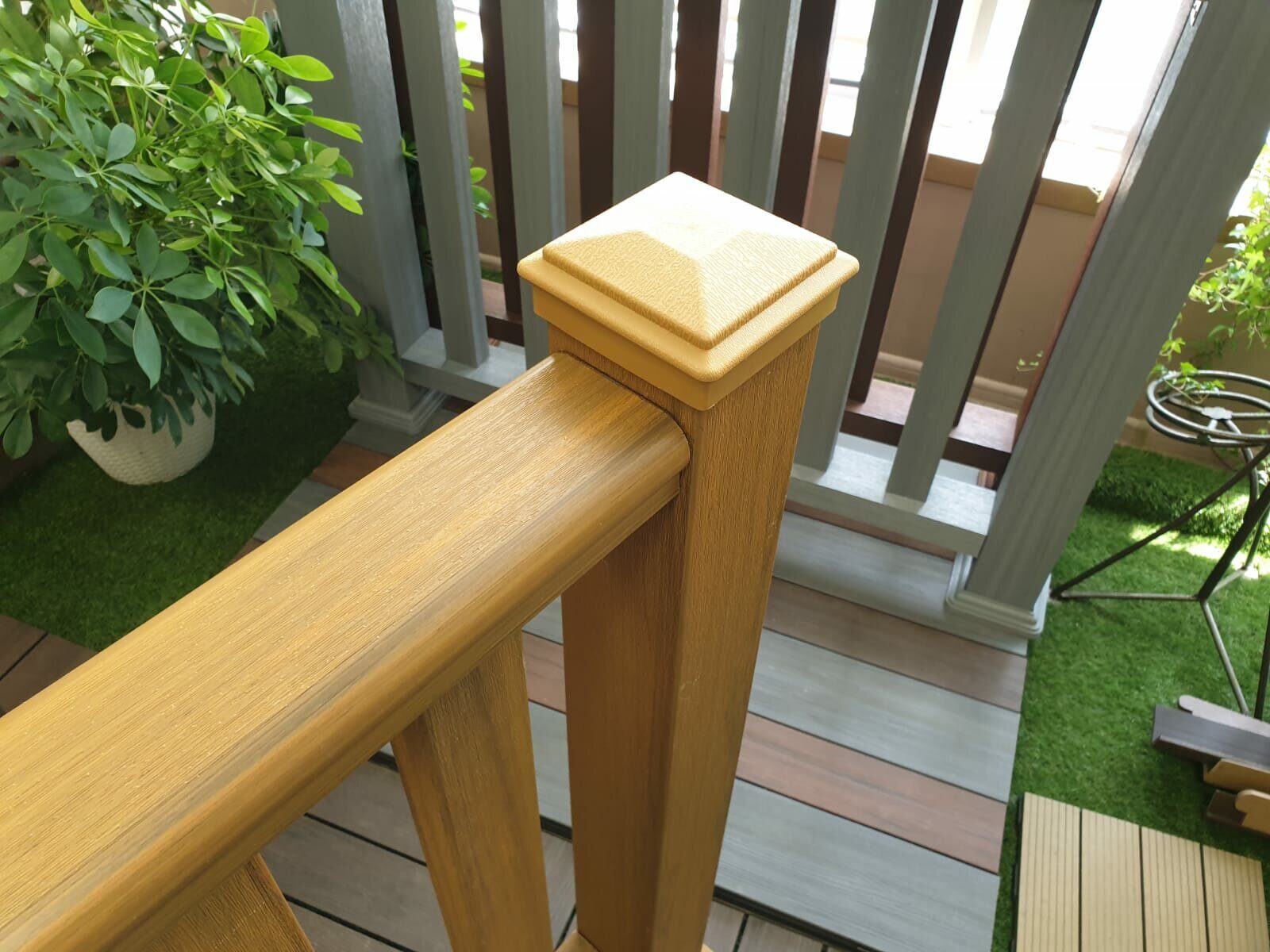 КРЫШКА верхняя Select 125х125 Teak co-extrusion — изображение 2