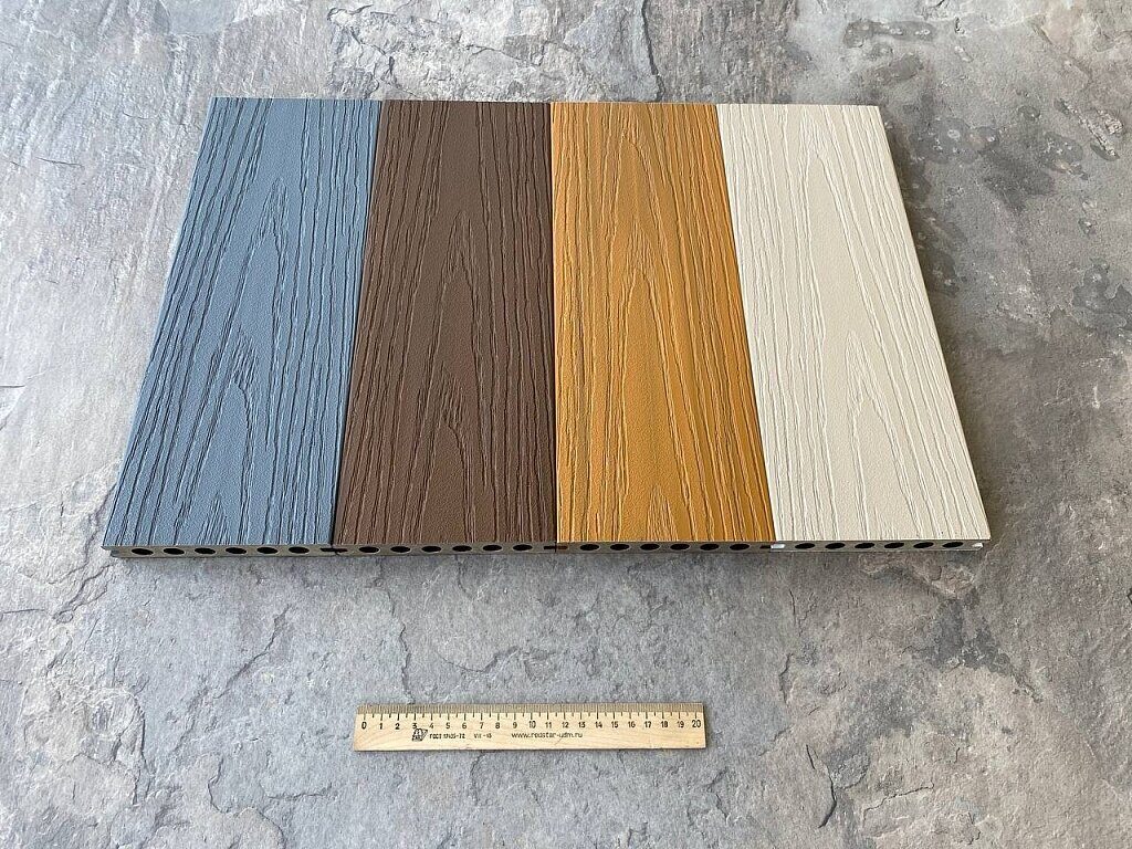 Террасная доска Mahogany/Milk Chocolate 3000х142х22 мм — изображение 4