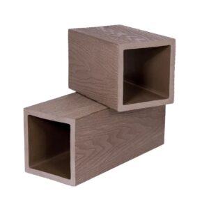 Столб (100*100*2900 мм) 3D WOOD, СИНГАРАДЖА, ДПК, светло-коричневый