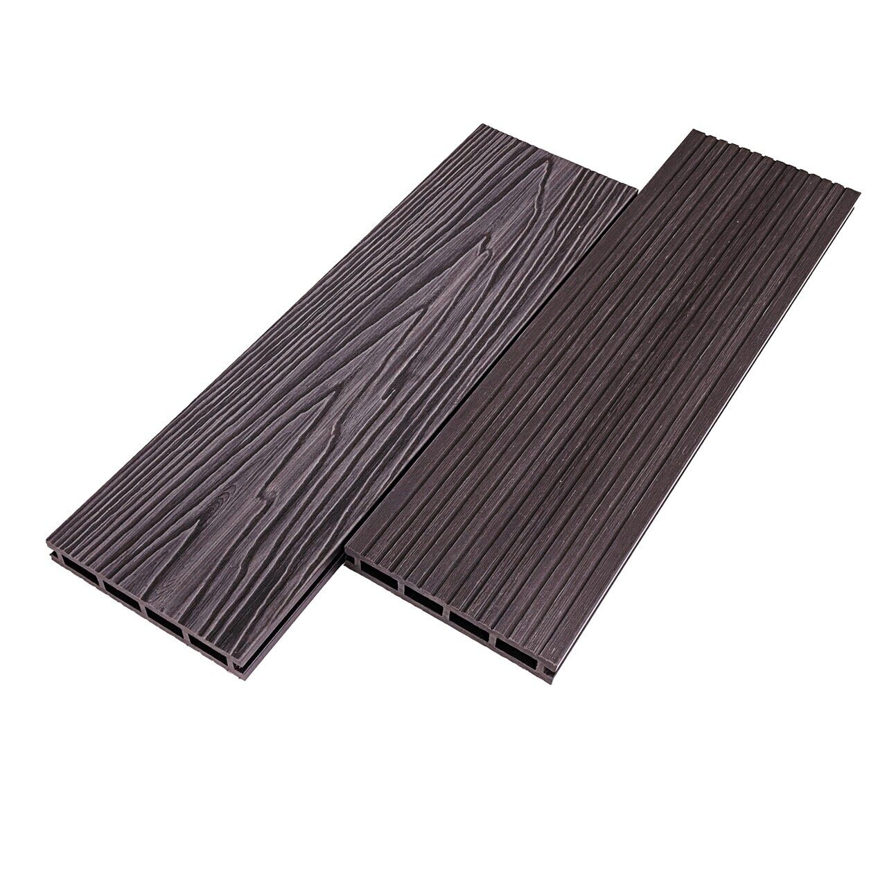Террасная доска Tehno Grand 3D 4000х146х24 мм, венге