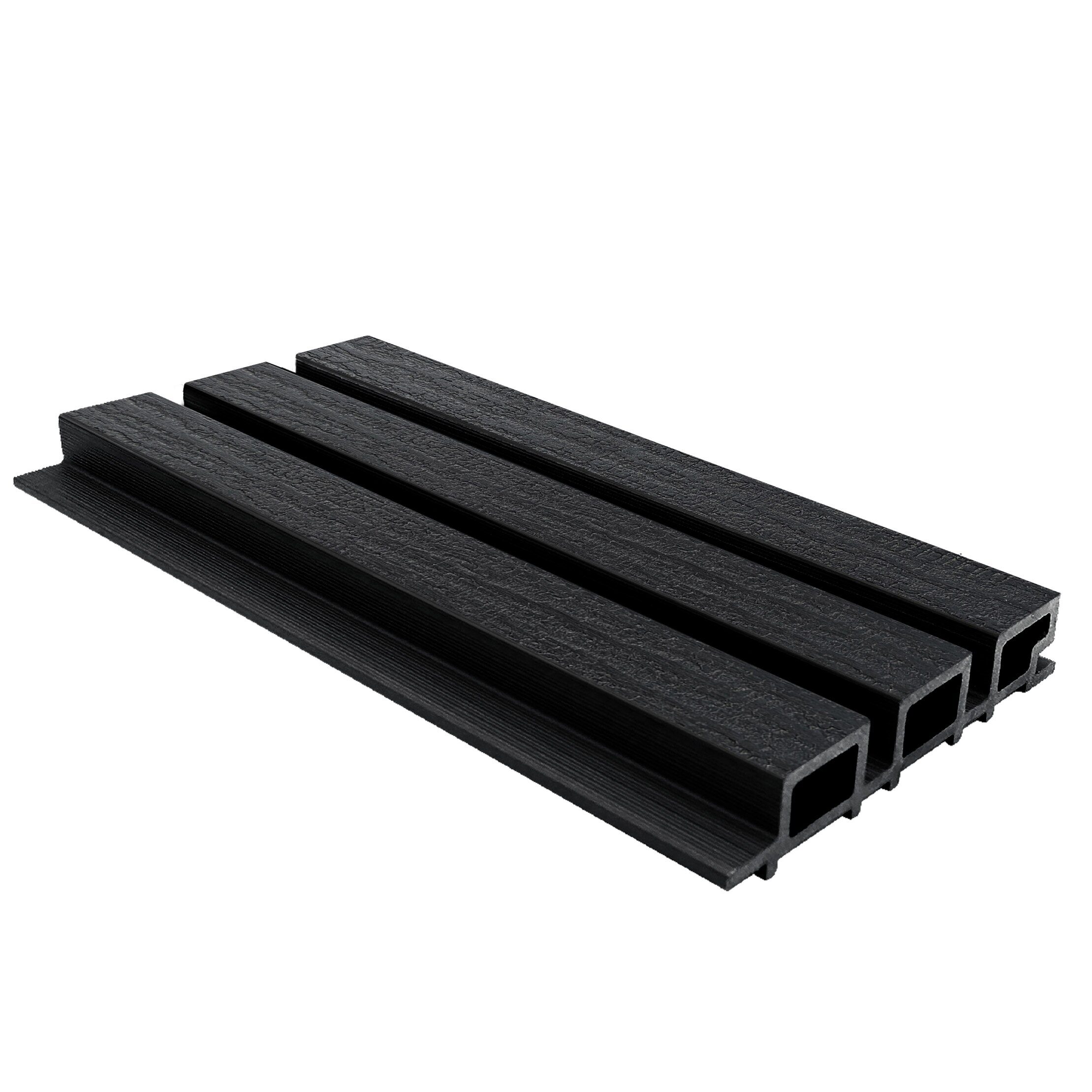 Фасадная реечная панель Legro Ultra Naturale, Burnt Wood, FS 15, 150х27.5х3600 мм — изображение 2