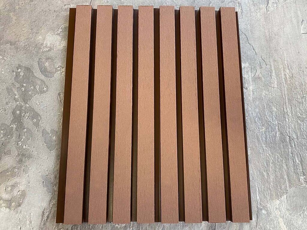 Фасадная реечная панель EasyDecking Wood-X 3010x219х26 мм, цвет Коричневый (шлифованная) — изображение 3