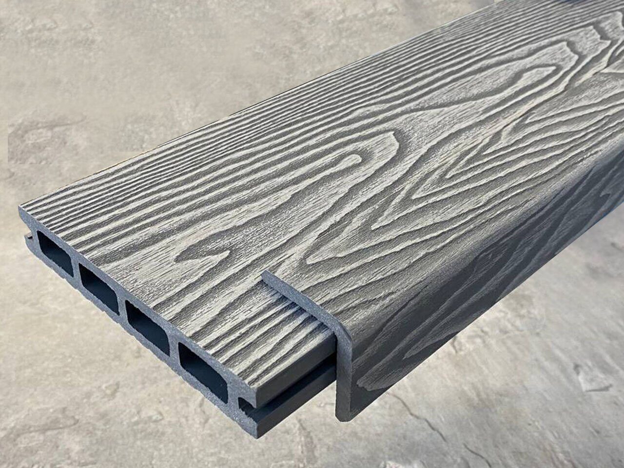 Террасная доска EasyDecking Wood-X 146х23х4010 Серый — изображение 8