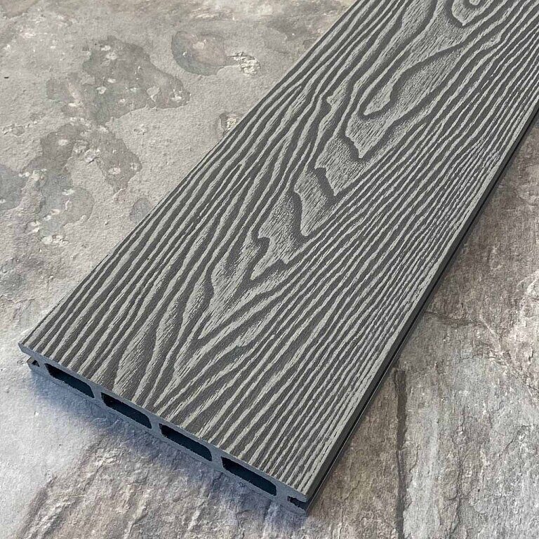 Террасная доска EasyDecking Wood-X 146х23х4010 Серый — изображение 2
