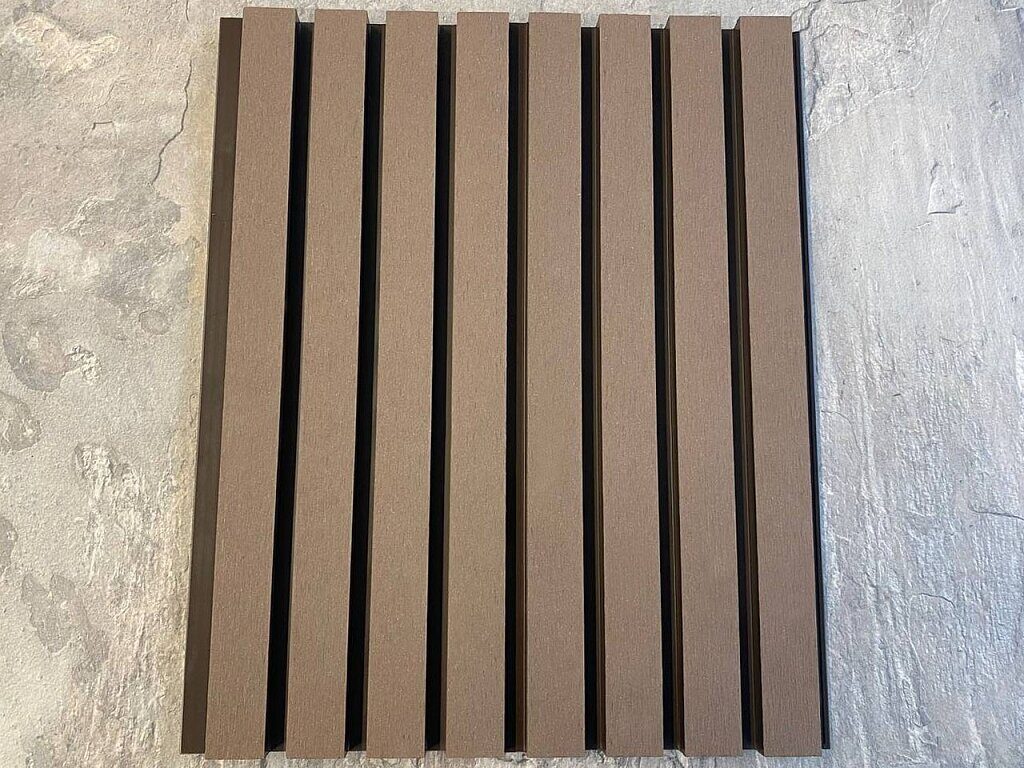 Фасадная реечная панель EasyDecking Вуд-Икс 3000x219х26 мм, цвет Венге (шлифованная) — изображение 3